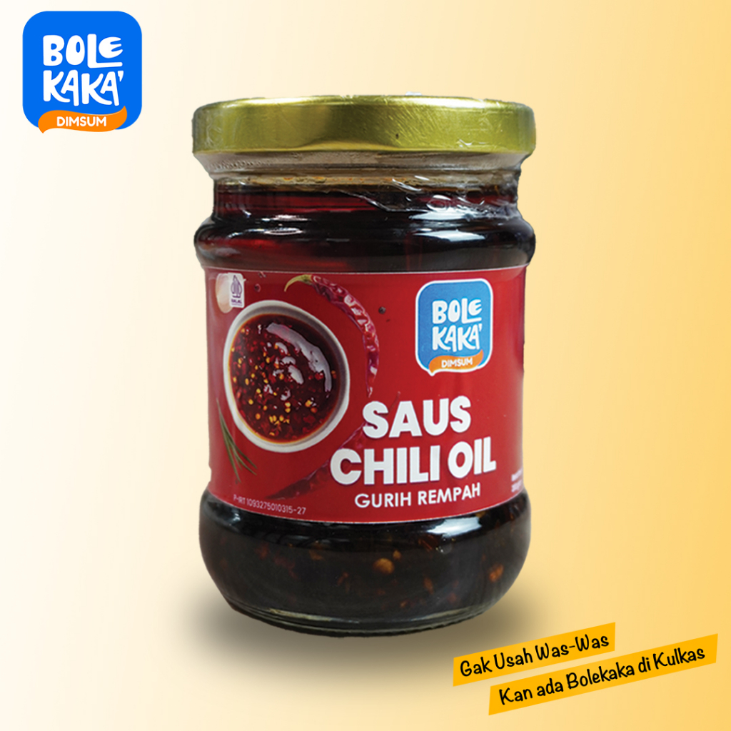 

Chili Oil 200 ml Bolekaka Dimsum Pondok Ungu