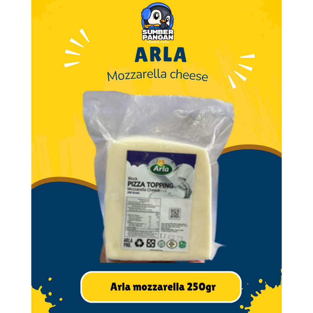 

Arla Mozazarella 250gr (keju mozzarella)