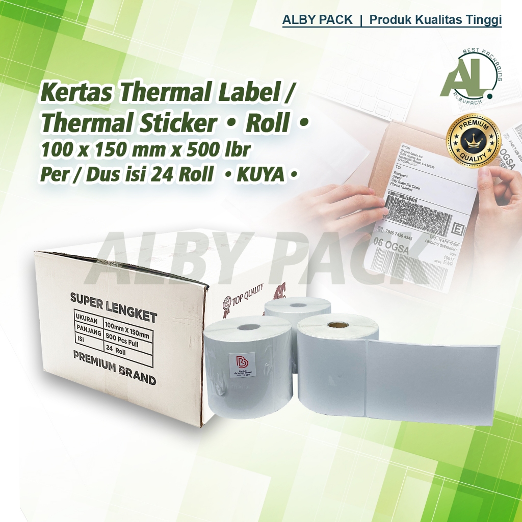 

Kertas Thermal 1 Dus Label Kertas 1 Karton Termurah