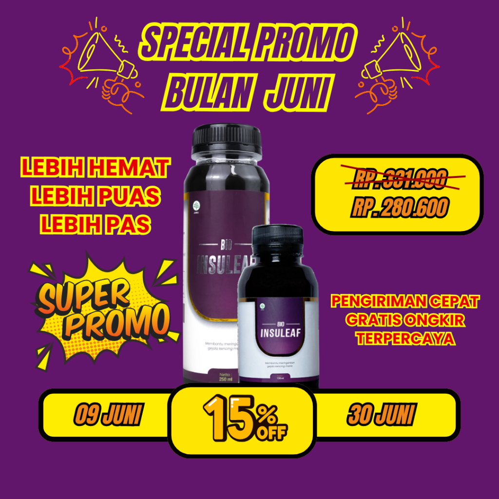 

Bio Insuleaf Diabetes & Turunkan Gula Darah Original Asli Herbal Paket Bundilng