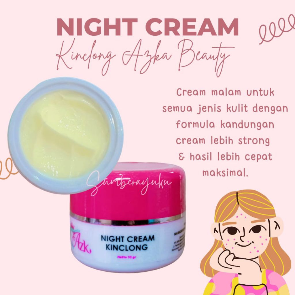 CREAM MALAM KINCLONG AZKA BEAUTY GLOW SKINCARE