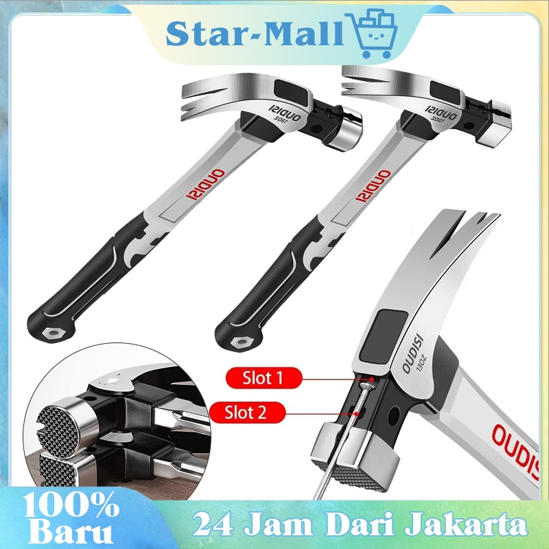 Claw Hammer Multifungsi / Palu Baja / Palu Kambing Magnet