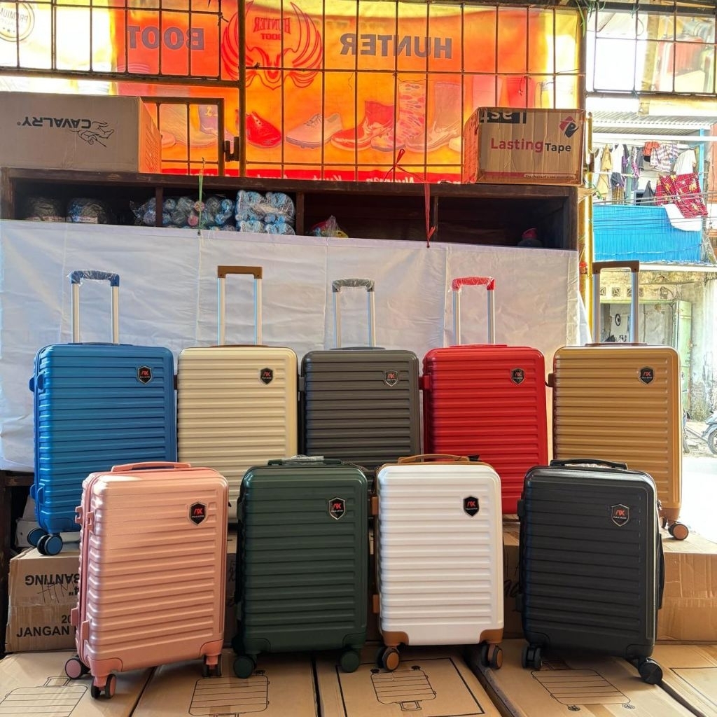 Koper Fiber Terbaru Merk Polo Axton Type 902 Koper Ukuran 20/24 Inch bagus dan kuat Ukuran 20 inch b