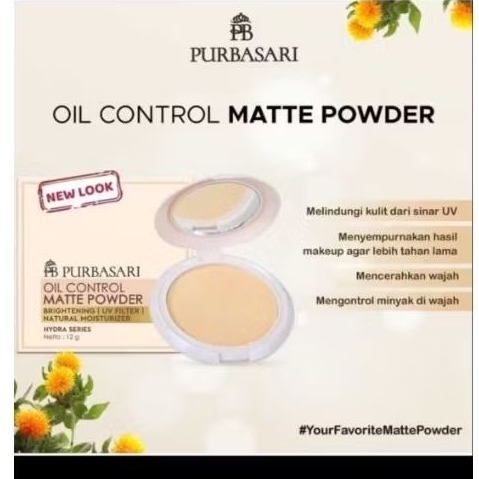 Purbasari Matte Oil Control - Bedak Padat