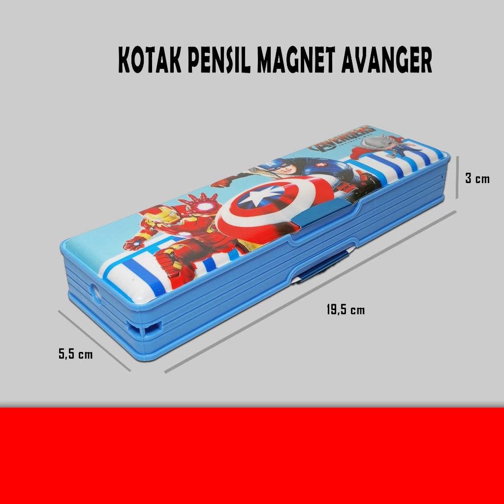 

kotak pensil magnet karakter
