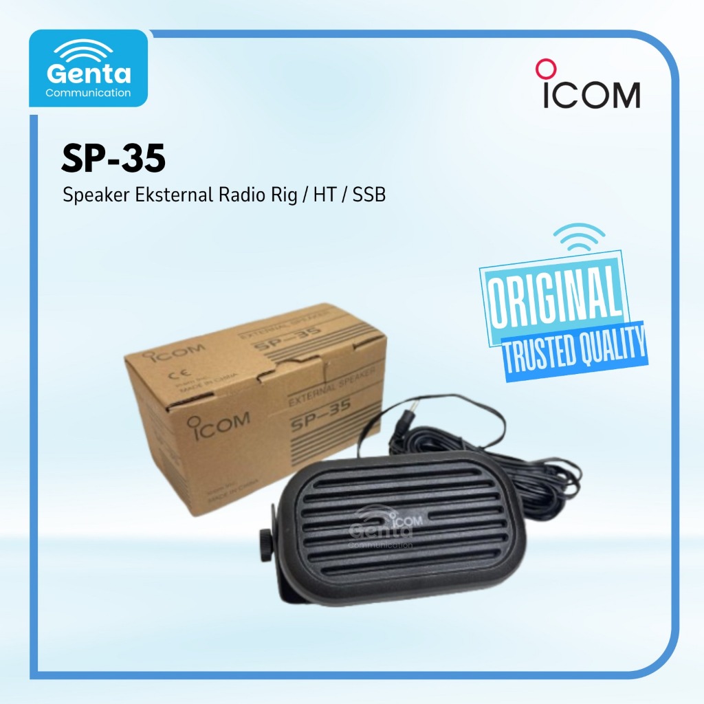 SPEAKER TAMBAHAN RADIO RIG HT SSB ICOM SP-35 SP35 SP 35 / SPEAKER EKSTERNAL RADIO RIG SP35 SPEAKER E