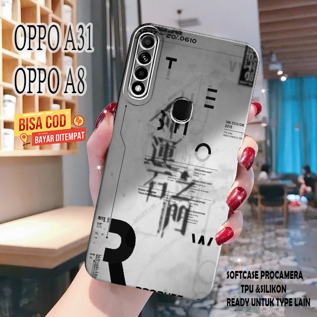 Case Pro Camera OPPO A31 / OPPO A8 2020 A33 A32 A53 - Casing Lentur - Softcase Pelindung Ponsel Moti