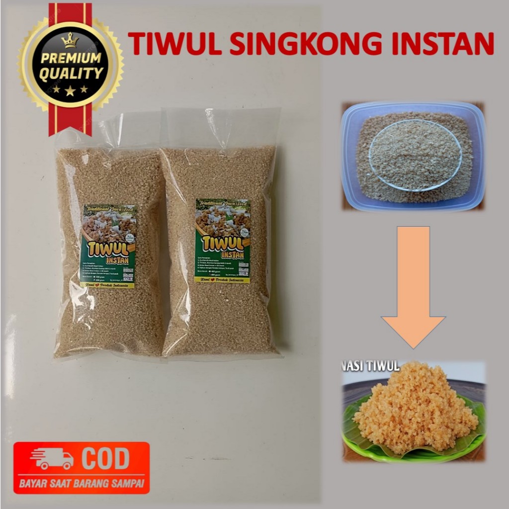 

Beras Oyek Tiwul Singkong / Oyek Tiwul Instan Rendah Kalori