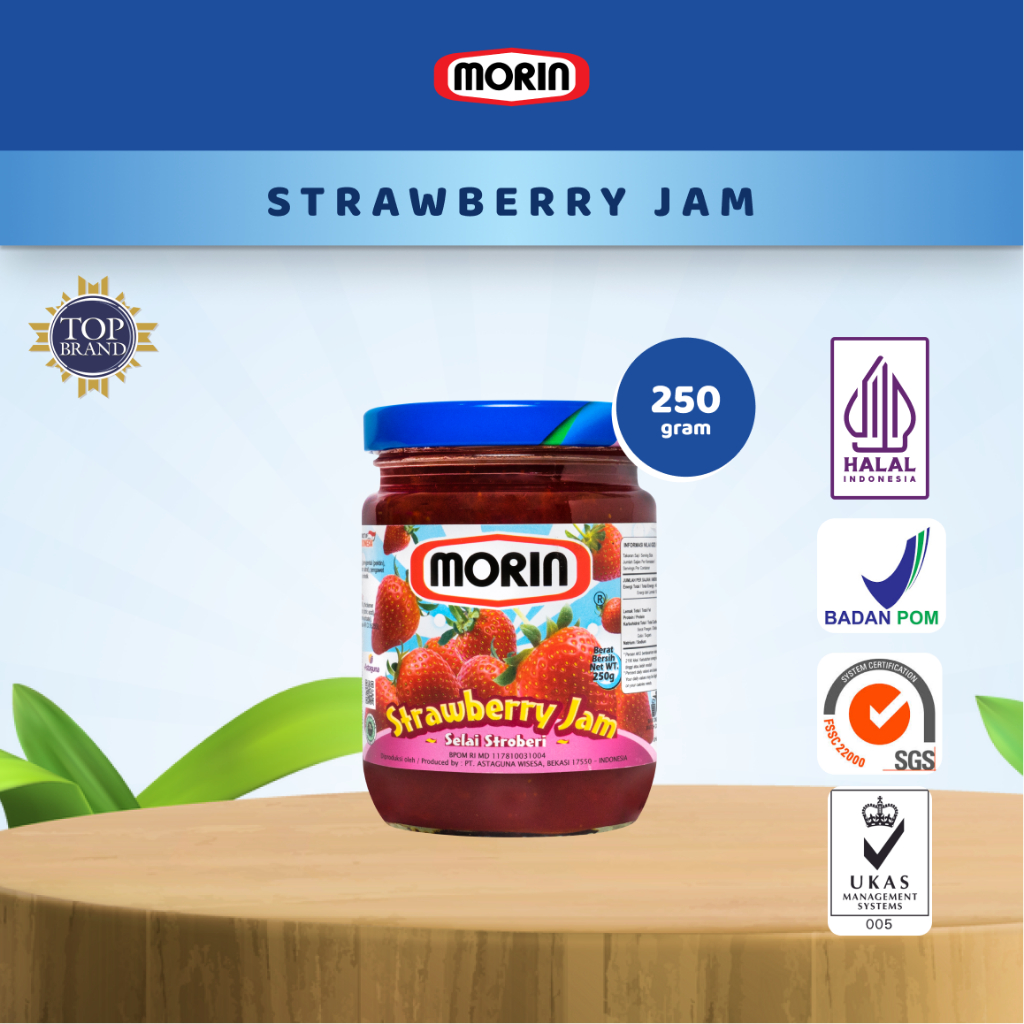 

Morin Selai Strawberry 250 Gr - Selai Buah Stroberi