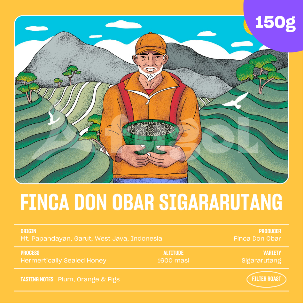 

Biji Kopi Arabica FINCA DON OBAR SIGARARUTANG HSH (150gr) Specialty Arabica Coffee Beans