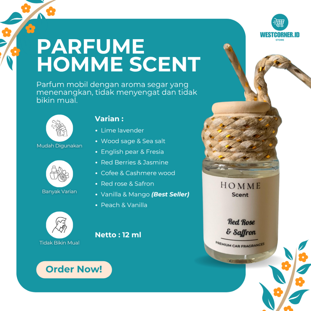 Parfum Mobil / Pengharum Mobil Wangi / Parfum Gantung