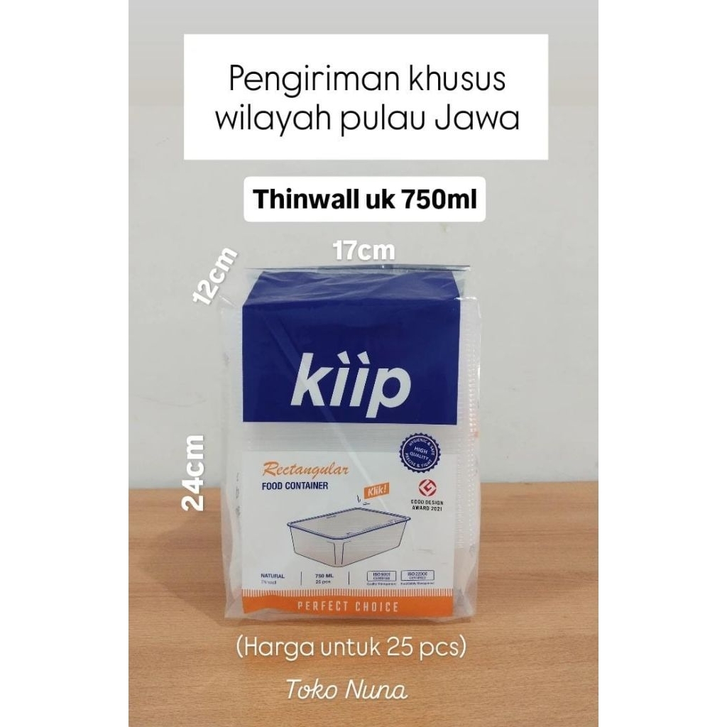 Thinwall kiip 750 ml