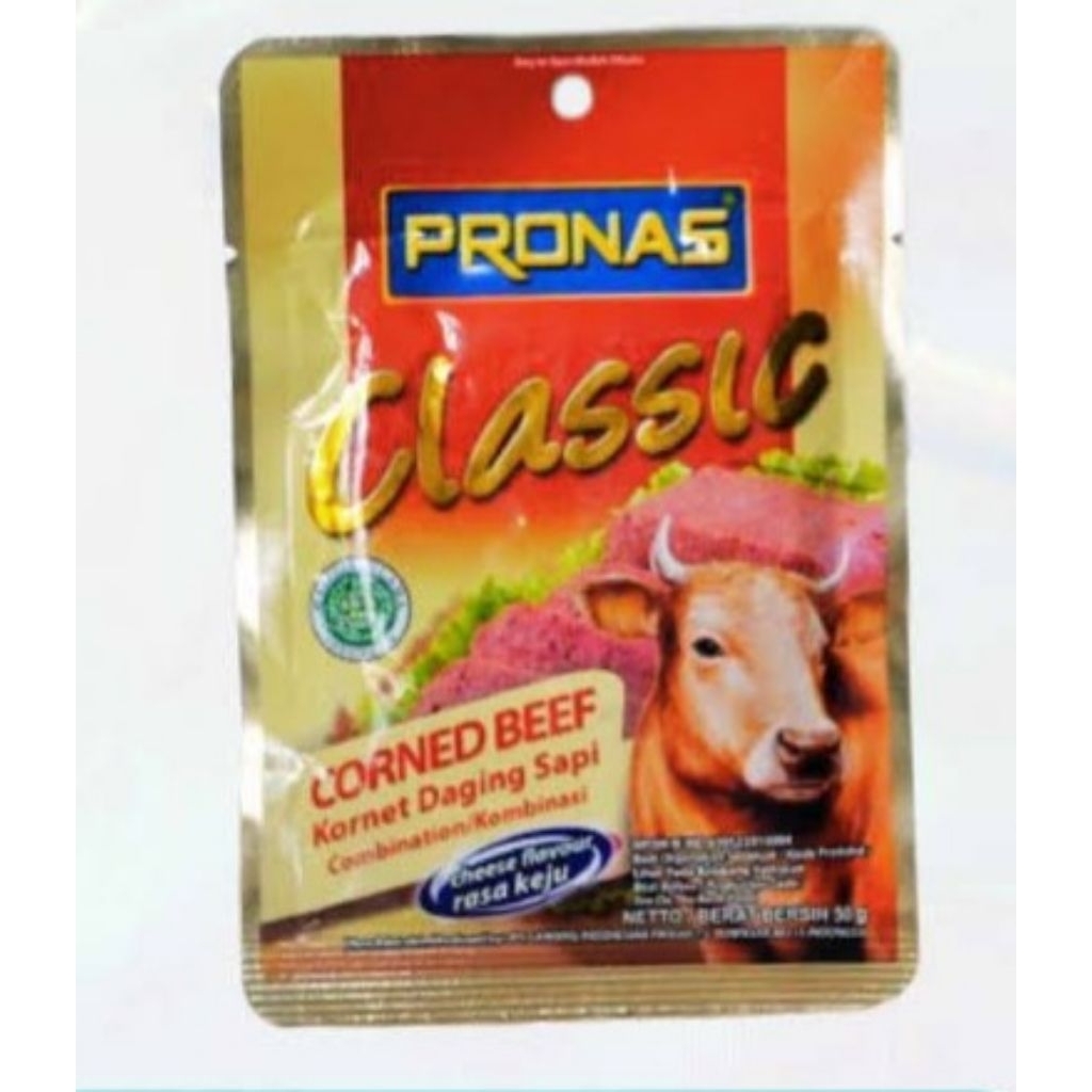 

Pronas Classic Corned Beef Cheese 50gr