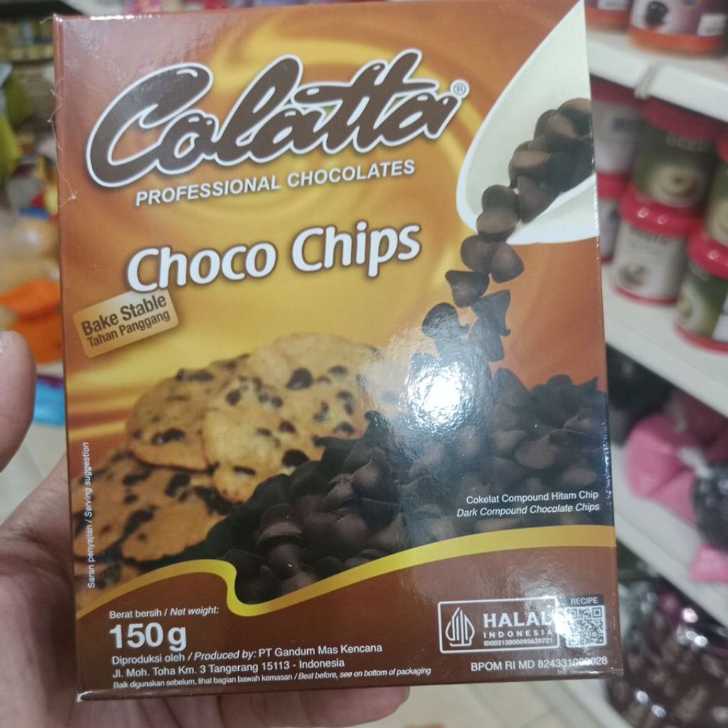 

CHOCO CHIPS COLATTA TAHAN PANGGANG 150 GRAM
