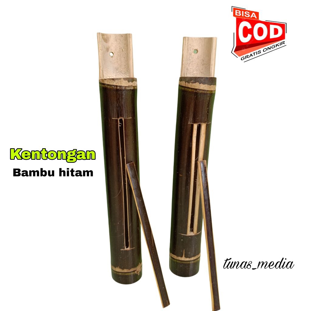Kentongan Bambu/Kentongan Bambu Hitam/ Alat Ronda/Alat Peringatan