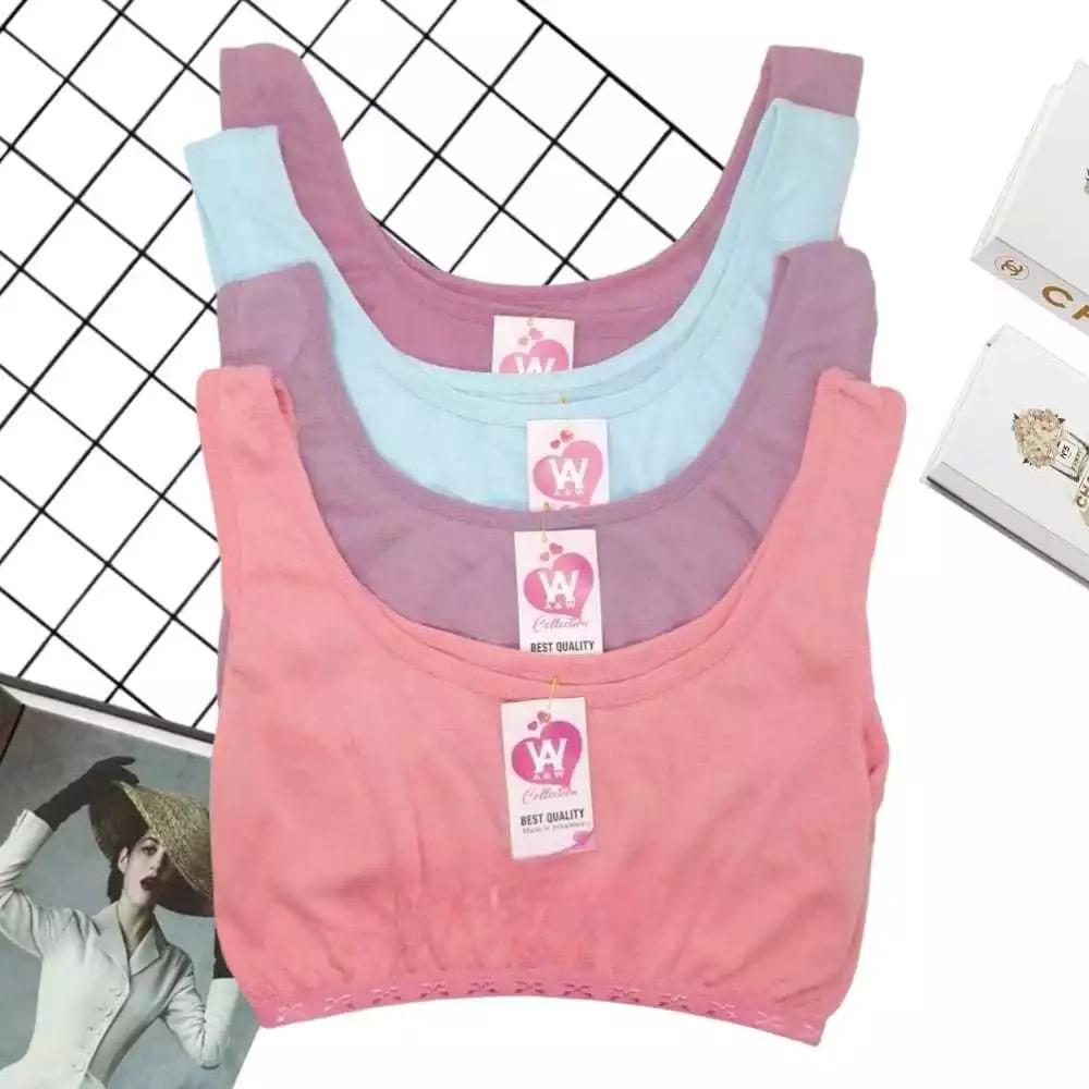 COD PROMO 6PCS MINISET ANAK MOTIF POLOS REMAJA SD/SMP Bra Miniset Remaja//Miniset Anak Terlaris