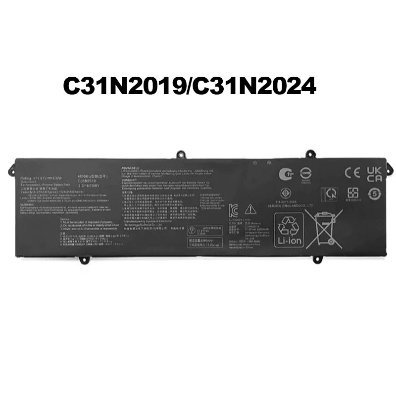 Baterai laptop Asus PRO 14X M7400 VIVOBOOK 15 C31N2019 C31N2024 Original