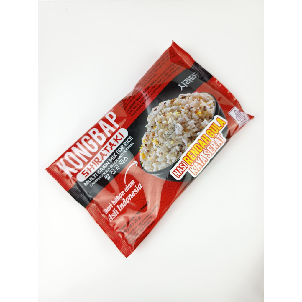 

Kongbap Shirataki Multigrain Mix For Rice 150Gr (6x25Gr) Nasi Putih Food