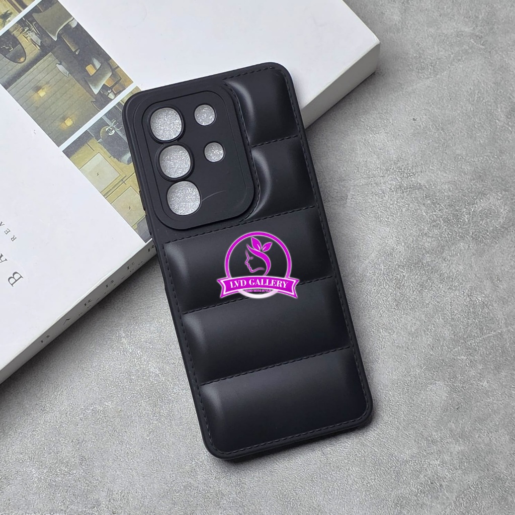 Vivo Y29 4G SoftCase Pillow Macaron Black Case Bantal Vivo Y29 4G