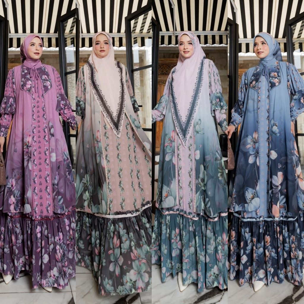 claudi gamis series Laura zaida syari ORI Mariani /ana tunik by Aqilla