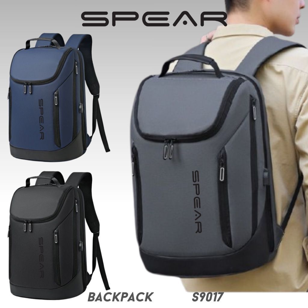 new spear tas ransel kerja laptop waterproof 30l