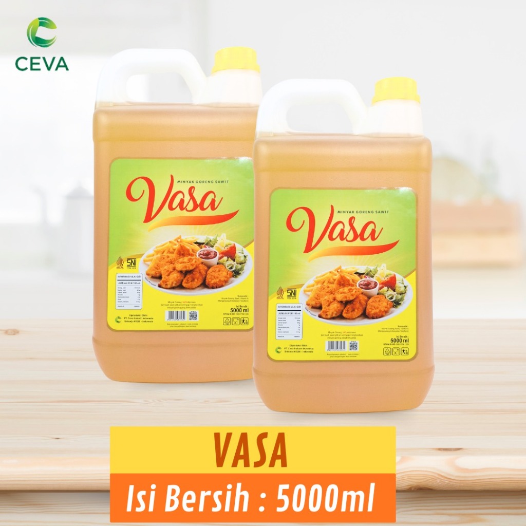 

VASA Minyak Goreng Sawit Kemasan Jerigen 5L - bundling 2 PCS