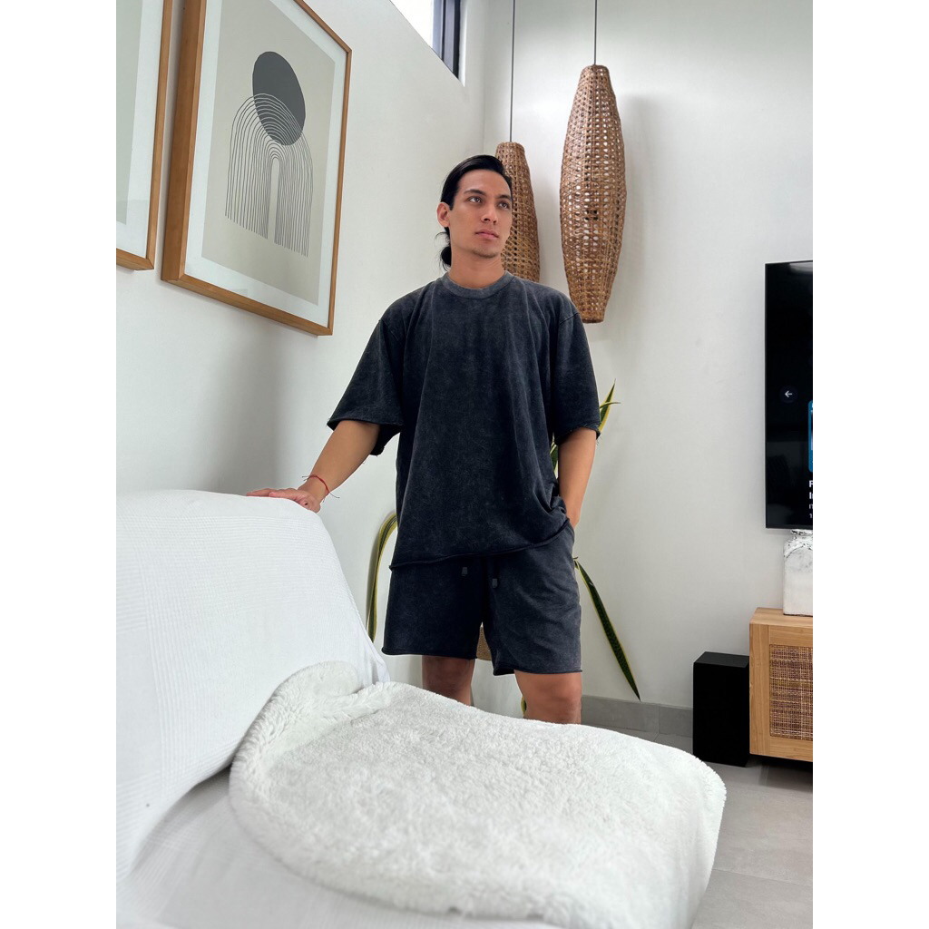 Island of Gods -  Shortpants Stone wash - Celana pendek Pria