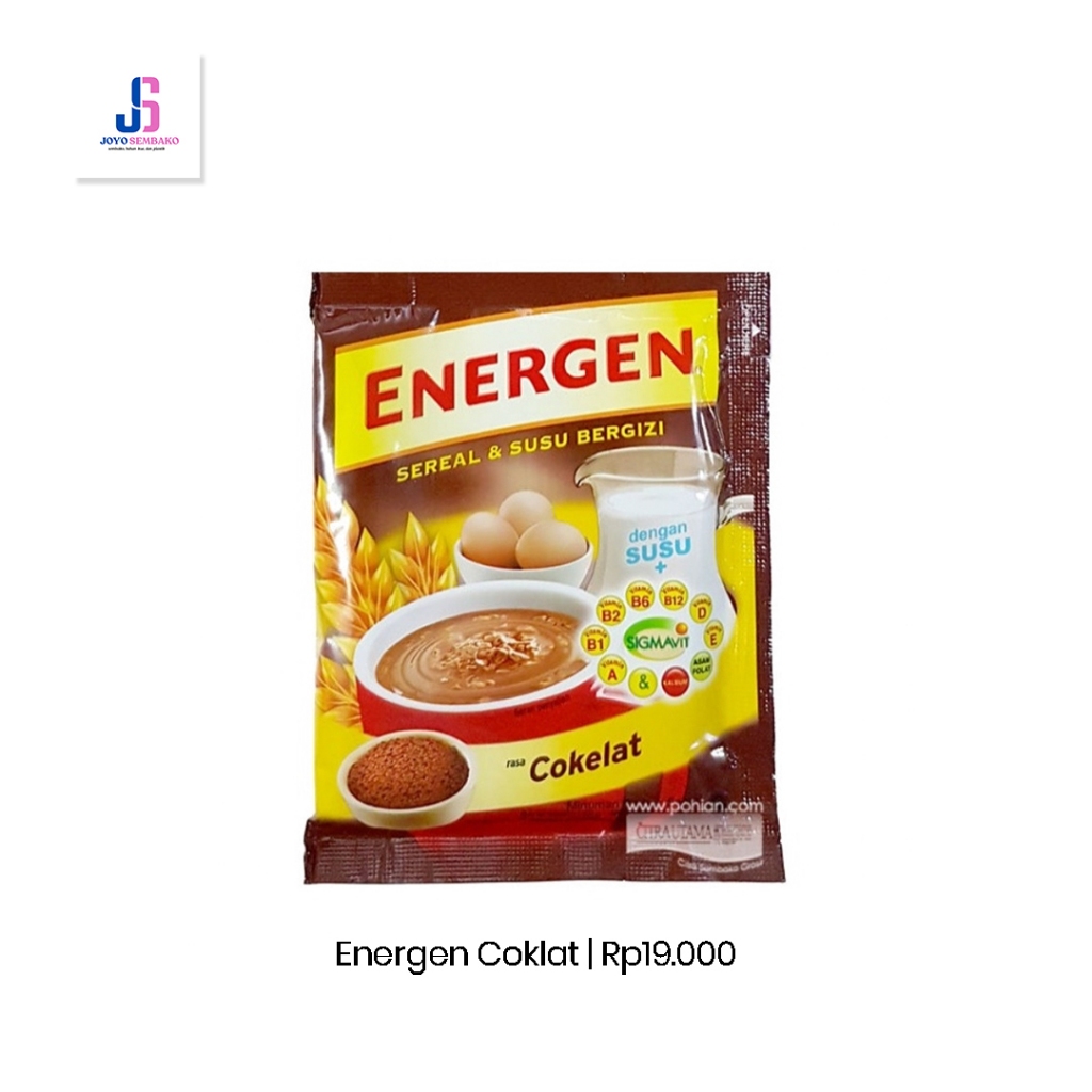 

Energen Coklat – Minuman Sereal Bergizi