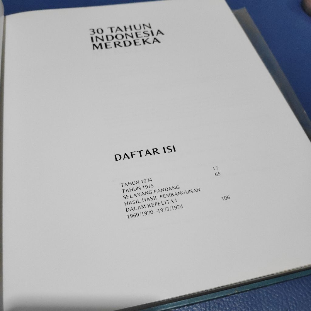 30 TAHUN INDONESIA MERDEKA