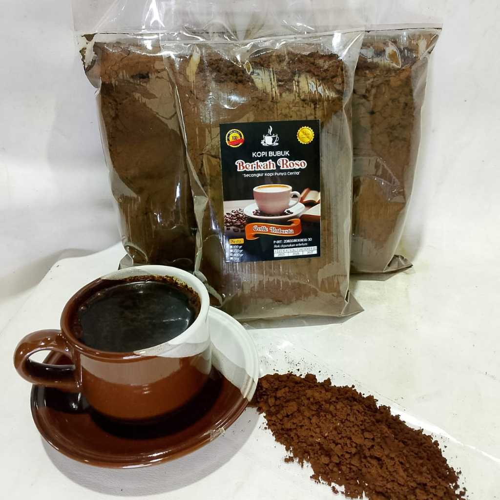 

Kopi Robusta 1kg Kopi Hitam Robusta Bubuk Kopi Pilihan Coffee Powder Robusta Kemasan Kiloan