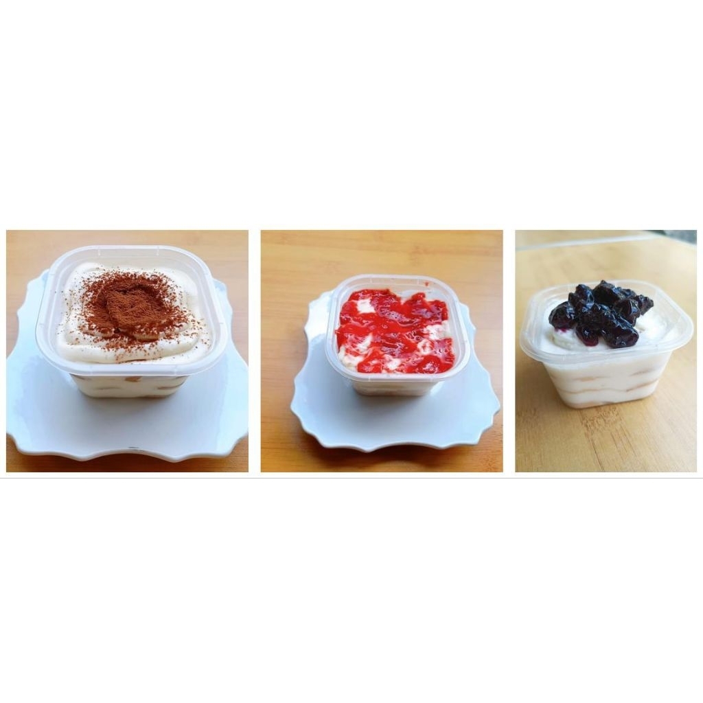

Cheesecuit Blueberry, Strawberry dan Tiramisu