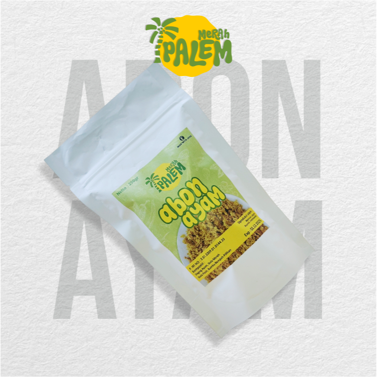 

Palem Merah Abon Ayam 250 g – Tanpa Pengawet - Lauk Praktis