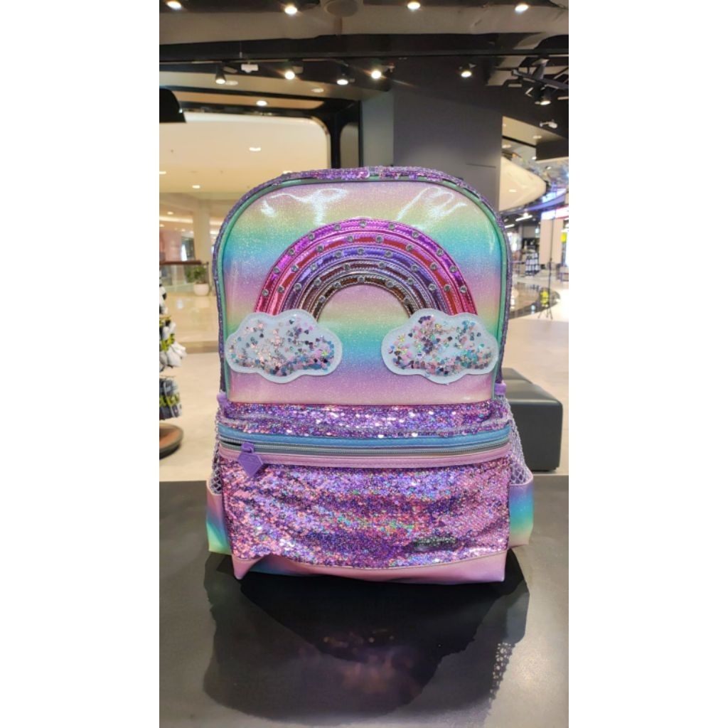 TAS RANSEL SKECHERS TWINKLE TOES RAINBOW GIRLS BACKPACK/UNICORN FACE GIRLS BACKPACK