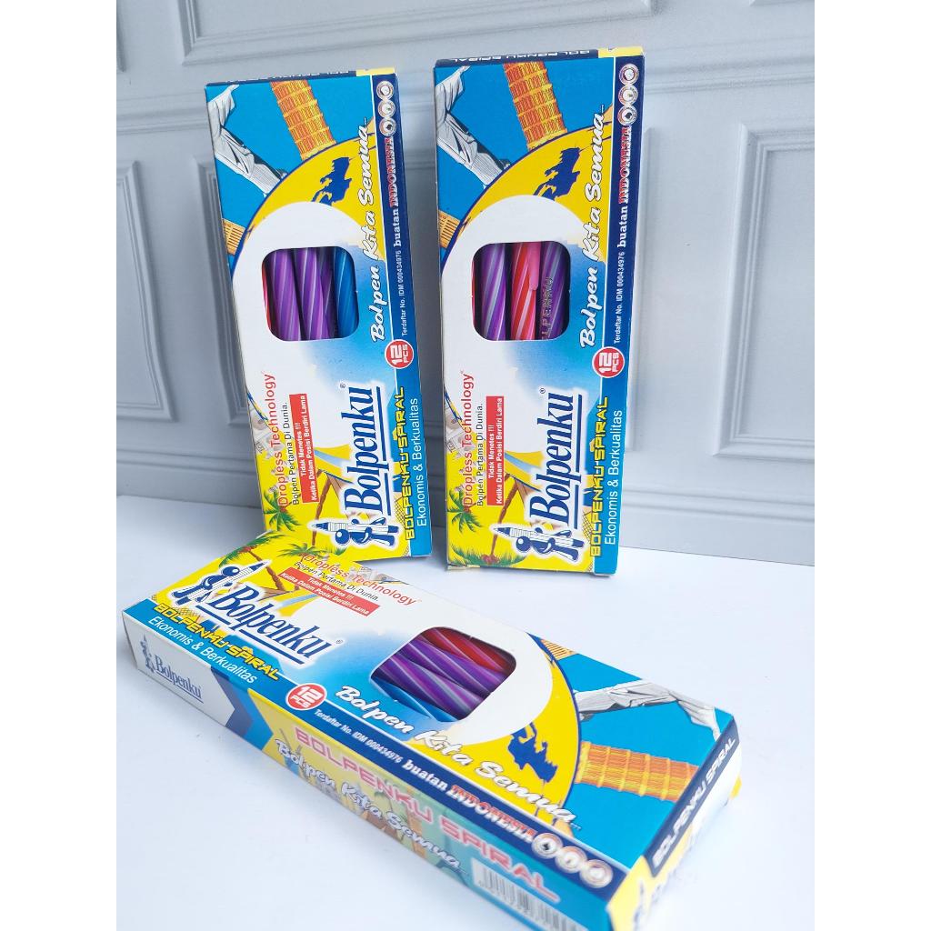 

Bolpenku- Bolpen Spiral Ekonomis dan Berkualitas 12 pcs