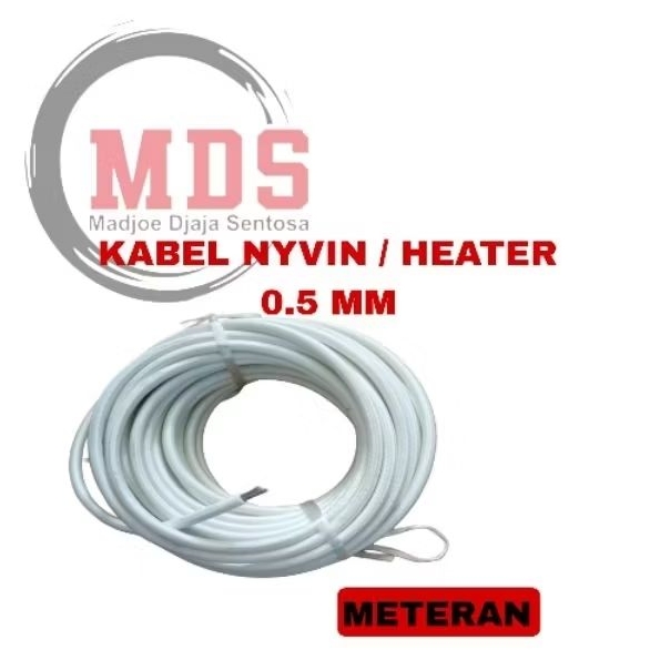 kabel nyvin 0.5mm / kabel tahan panas 0.5mm / kabel nyvin 0.5mm / kabel heater 0.5mm / meteran