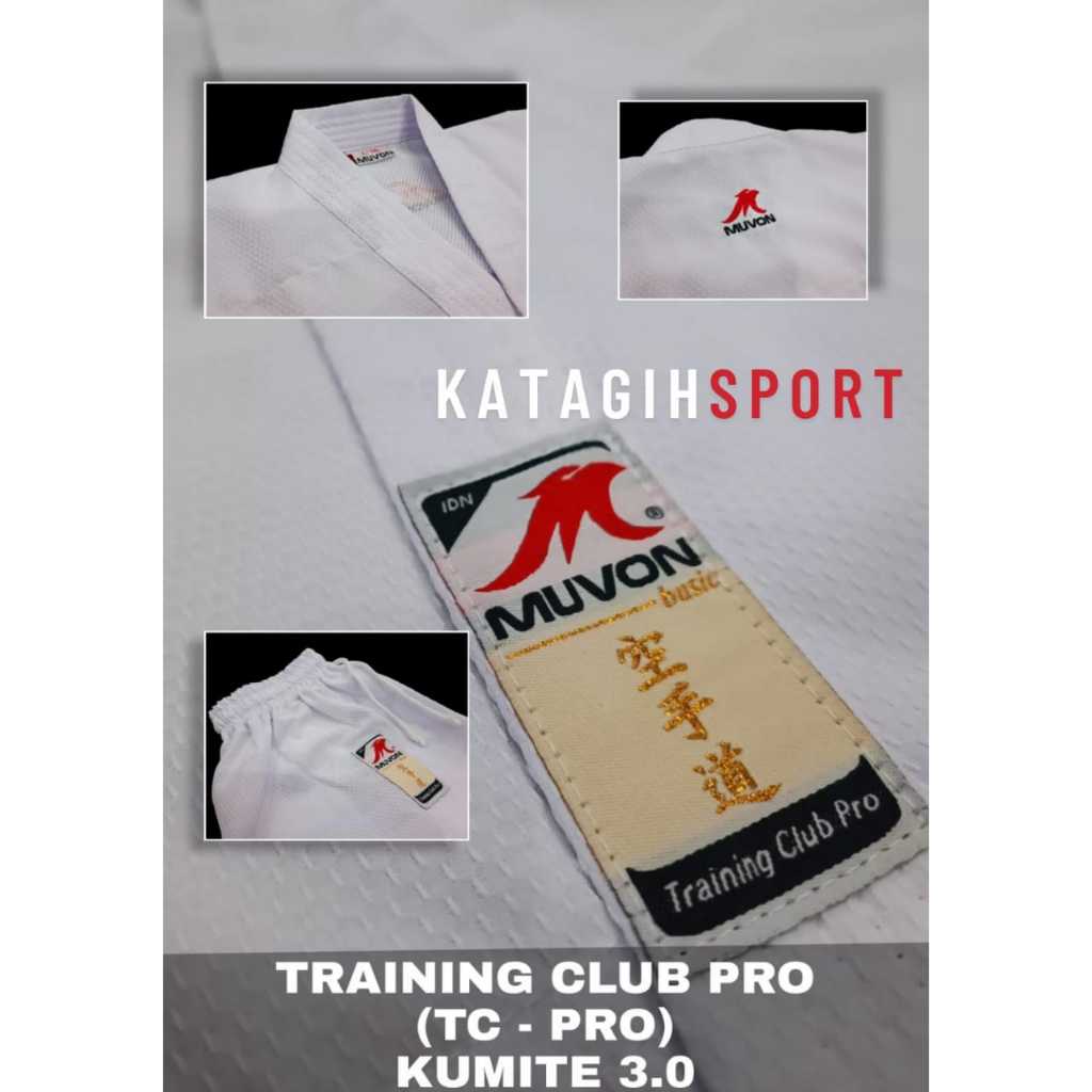 BAJU KARATE GI TC PRO KUMITE MUVON ORIGINAL / TC PRO KUMITE MUVON