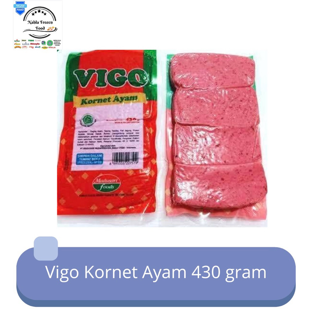

VIGO Kornet Ayam 430 gram