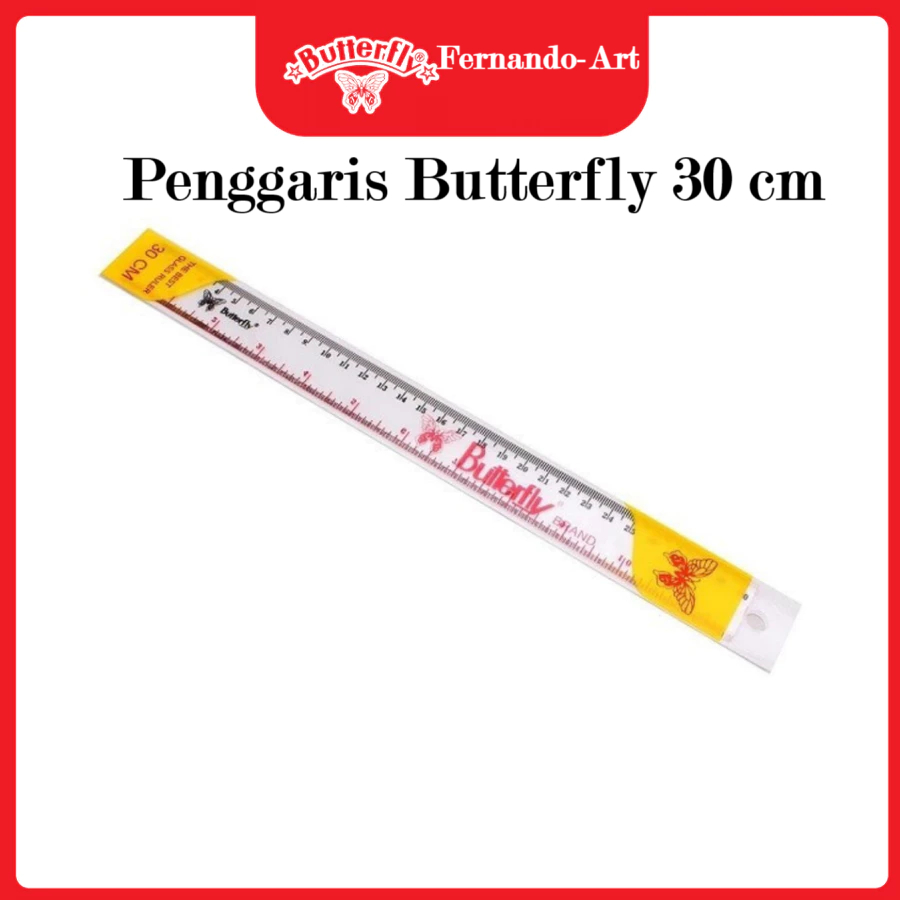 

Penggaris Butterfly 30 CM