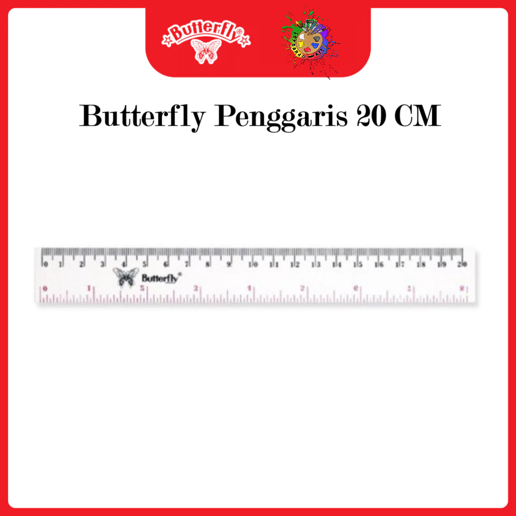 

BN - Penggaris Butterfly 20 CM
