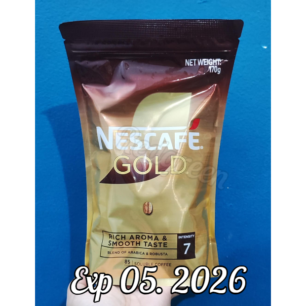 

Kopi bubuk Nescafe Gold Rich & Smooth Pure Soluble Coffee Pouch 170gr nescafe gold rich smooth 170gram 170grm