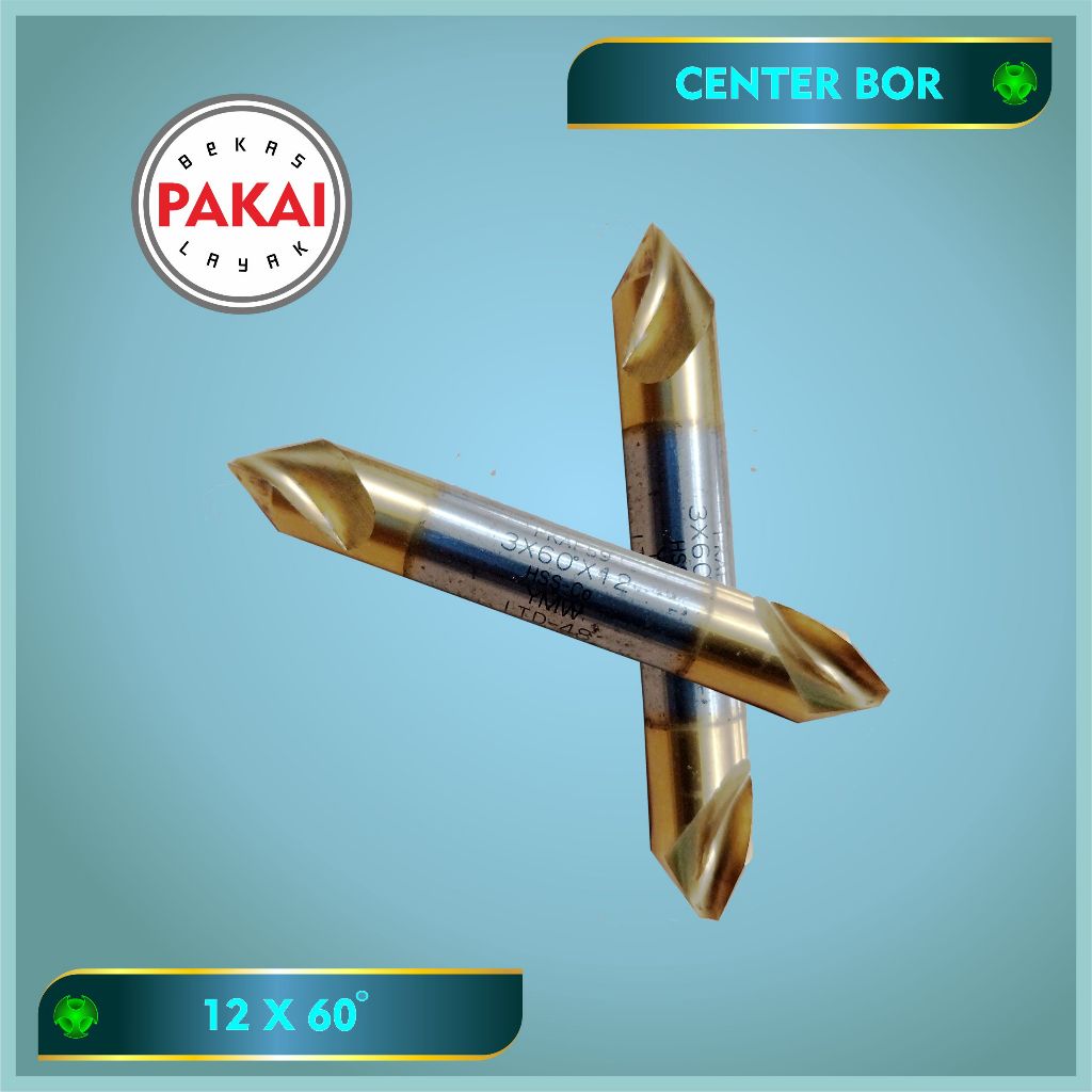 CENTER DRILL 12X60 / CENTER BOR 12 X 60 / MATA BOR