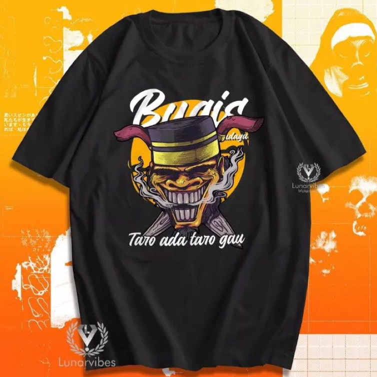Kaos Bugis Taro Ada Taro Gau / Kaos distro Pria / Kaos Pria
