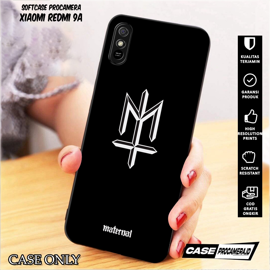 Case XIAOMI REDMI 9A - Casing XIAOMI REDMI 9A [ MTRNL ] Silikon XIAOMI REDMI 9A  - Kesing Hp - Casin