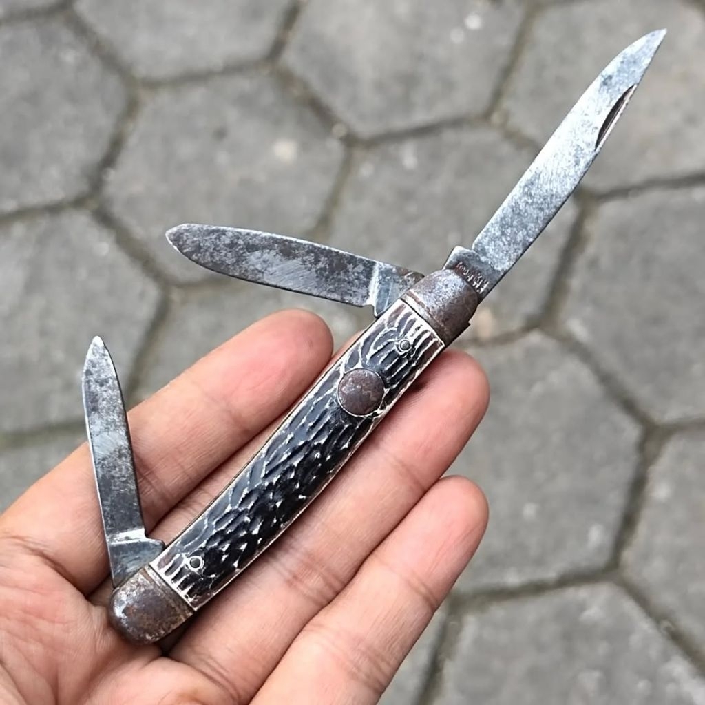 Pisau lipat Vintage IMPERIAL USA Antik Vintage Koleksi Pisau Lipat