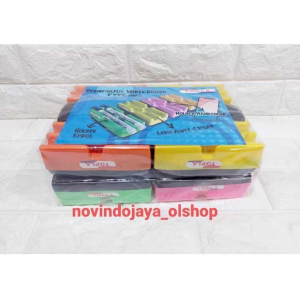 

D3W! PENGHAPUS PAPAN TULIS WHITEBOARD TOPLA 308 BESAR TERMURAH GROSIR 12PCS