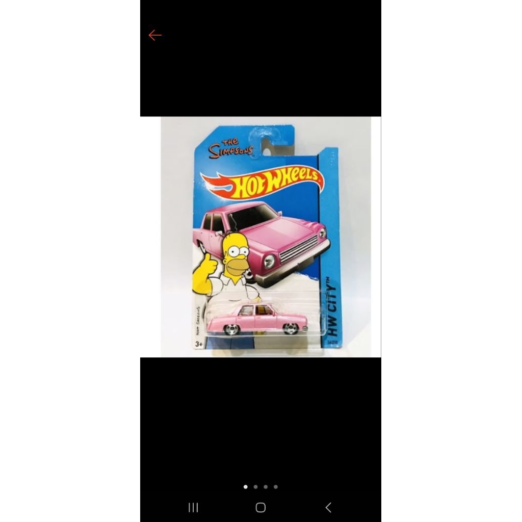 HOT WHEELS THE SIMPSONS