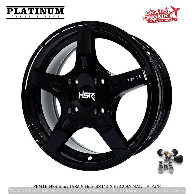 VELG HSR NEW PENTE RING 15 NEW KIJANG LGX VELOZ AVANZA CARRY FUTURA ORIGINAL 100% HSR WHEEL