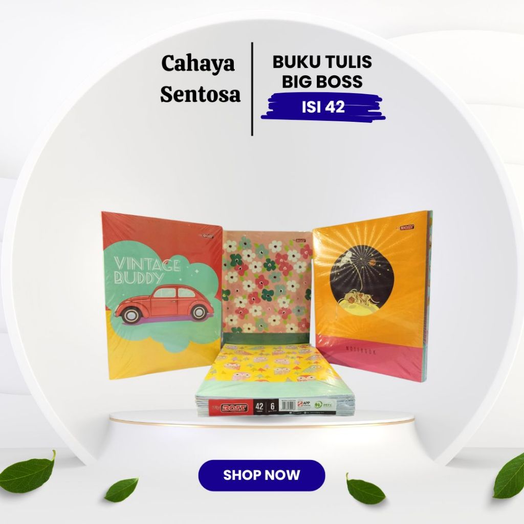 

Buku Tulis Besar Sekolah Anak Bigboss SMP dan SMA Isi 42 Lembar