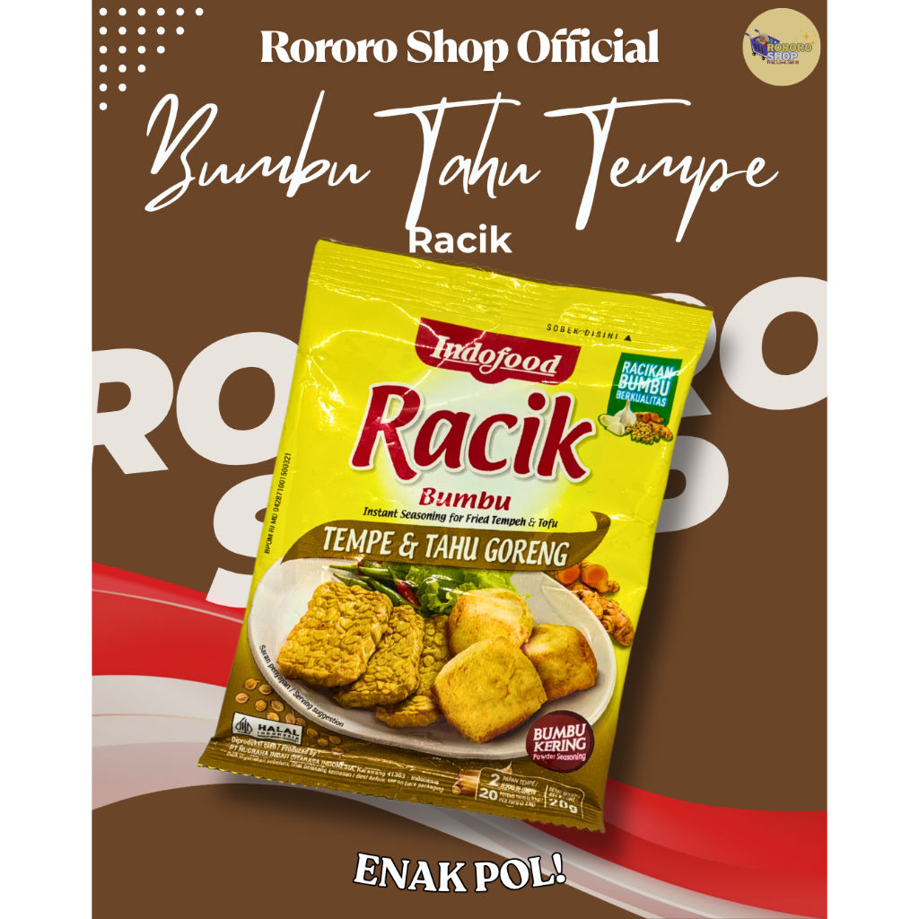 

Indofood Racik Bumbu Kuning Instan Tempe & Tahu Goreng Praktis Siap Pakai Cita Rasa Autentik Indonesia Enak Pol