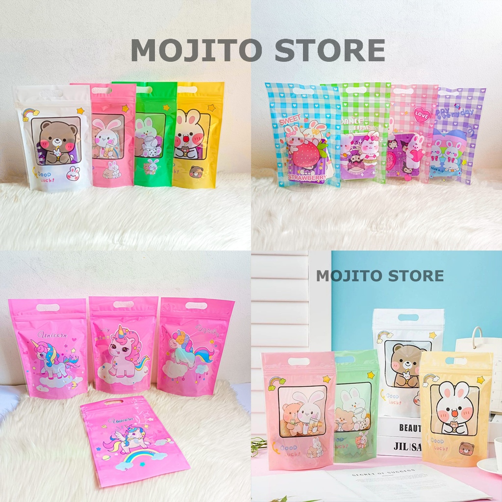 

POUCH PLASTIK ZIPPER ZIP LOCK KEMASAN HAMPERS STANDING SOUVENIR GOODY BAG GOODY BINGKISAN UNIK